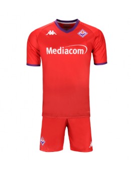 Fiorentina Replika Tredje Kläder Barn 2024-25 Kortärmad (+ byxor)